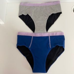 Thinx (BTWN) Teen Period Underwear Briefs 2 pairs